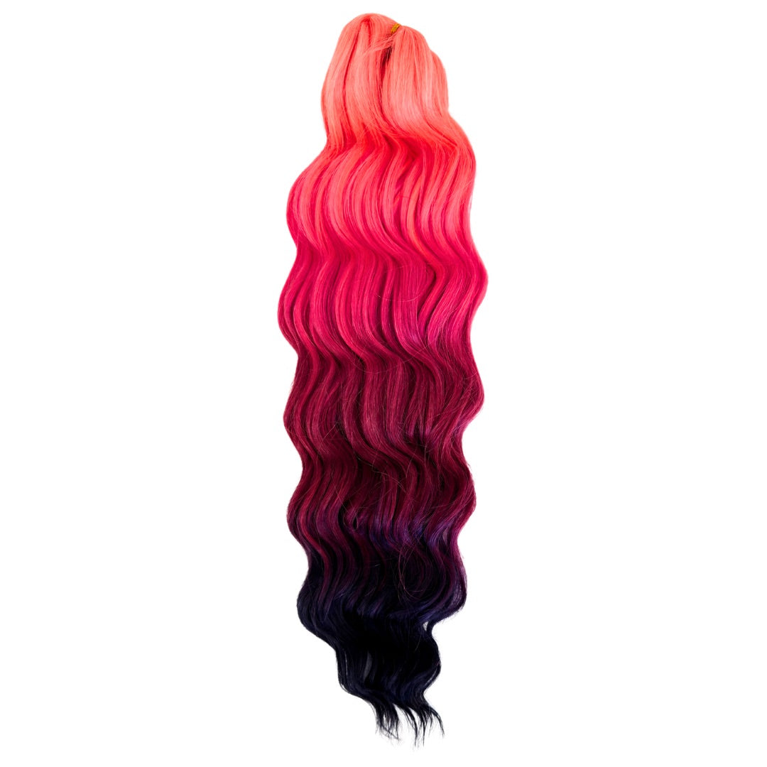 SUNSET 3 pack bundle WAVY Hair 20 inch
