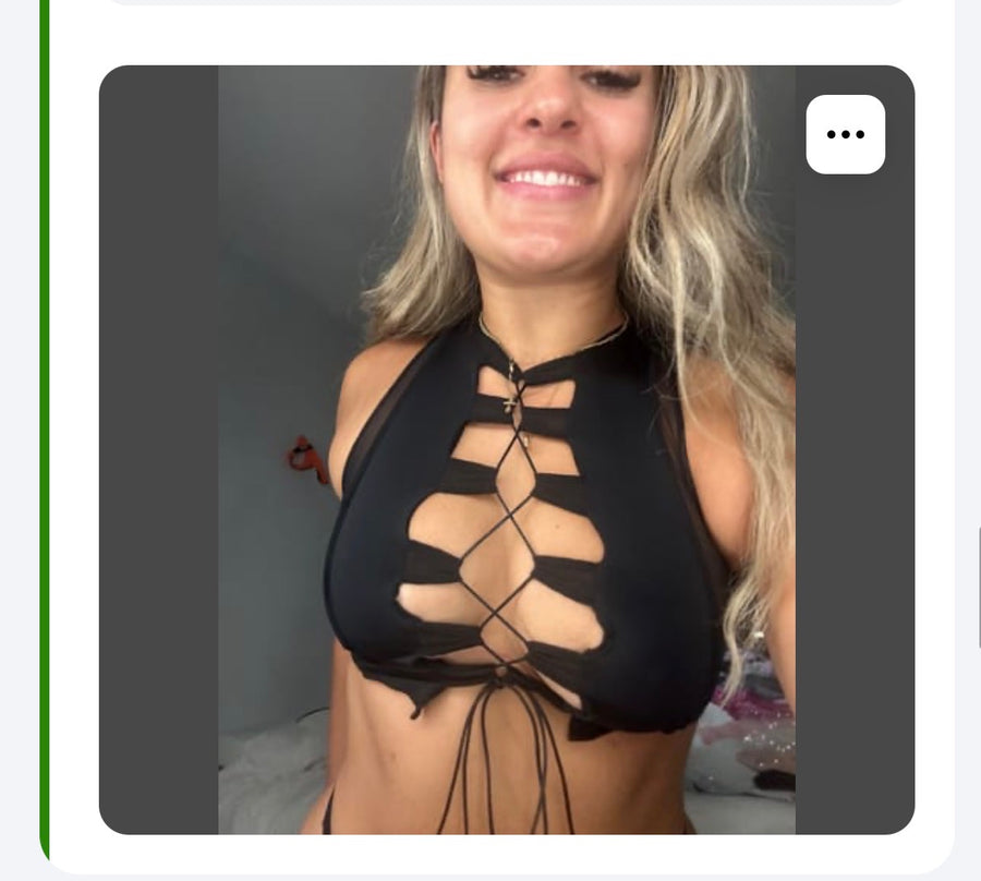 ✨PRE ORDER✨ Black Reverse Seam Top