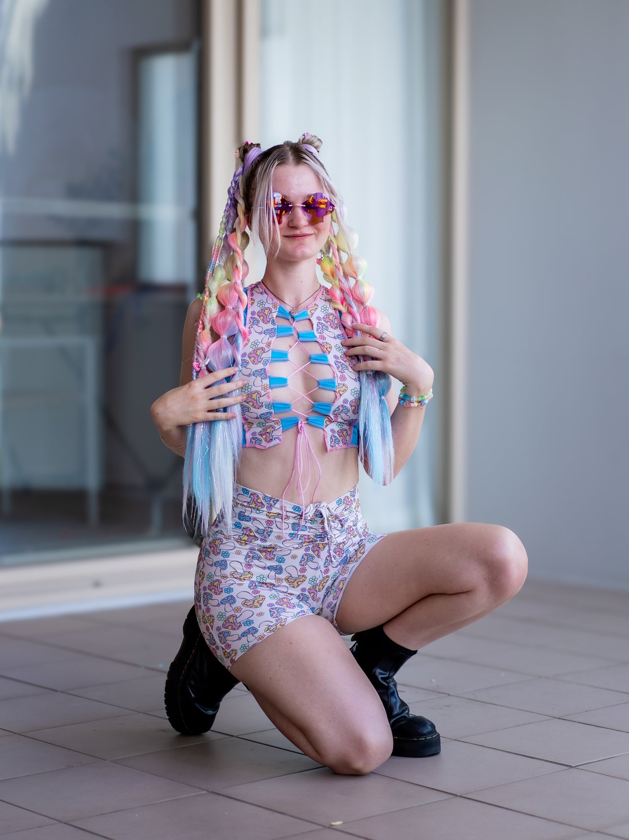 ✨COMING SOON✨ Oil Slick Drawstring Shorts