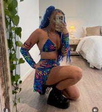 Thumbnail for Spectrum Buckle Skort with Pocket