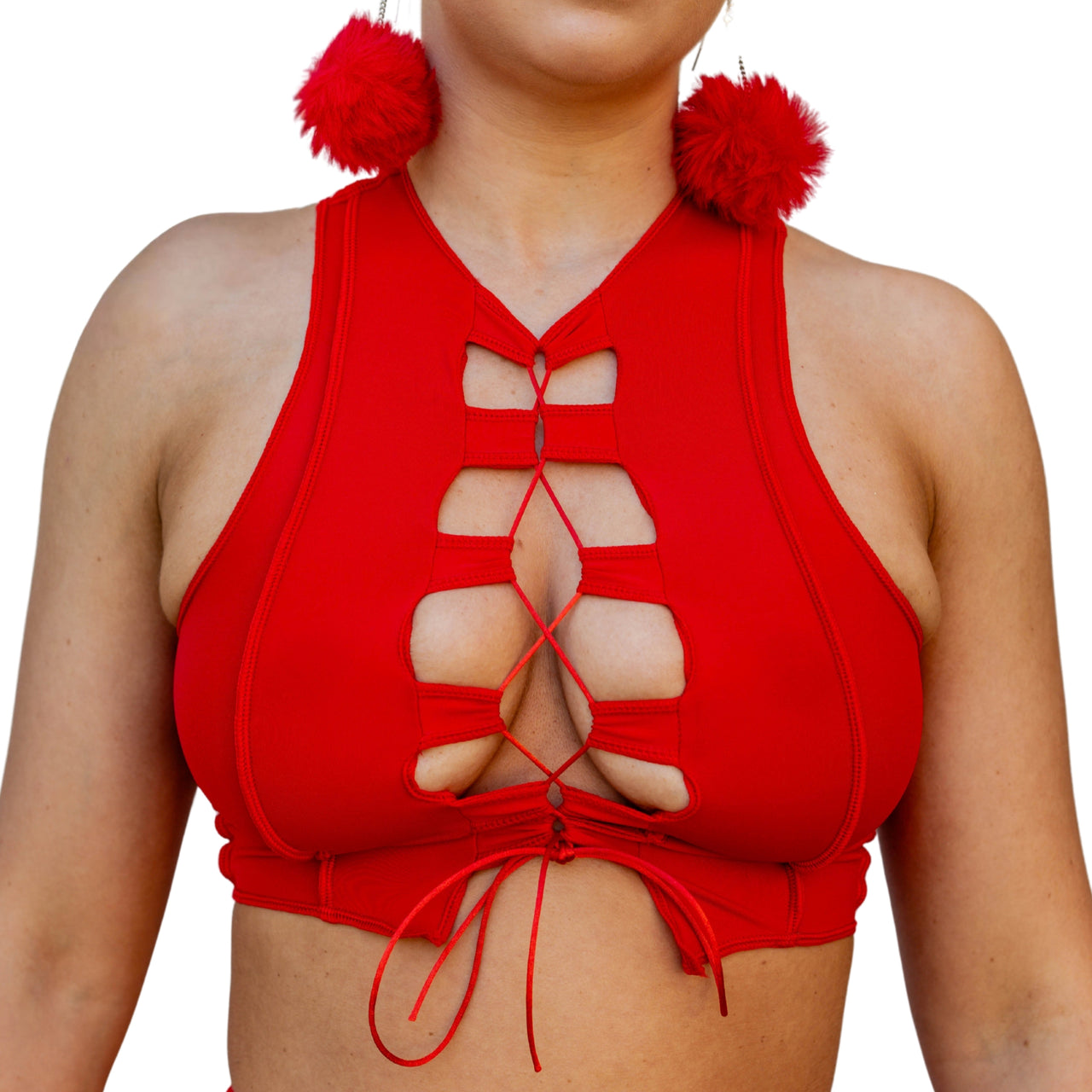 ✨COMING SOON ✨ Red Reverse Seam Top