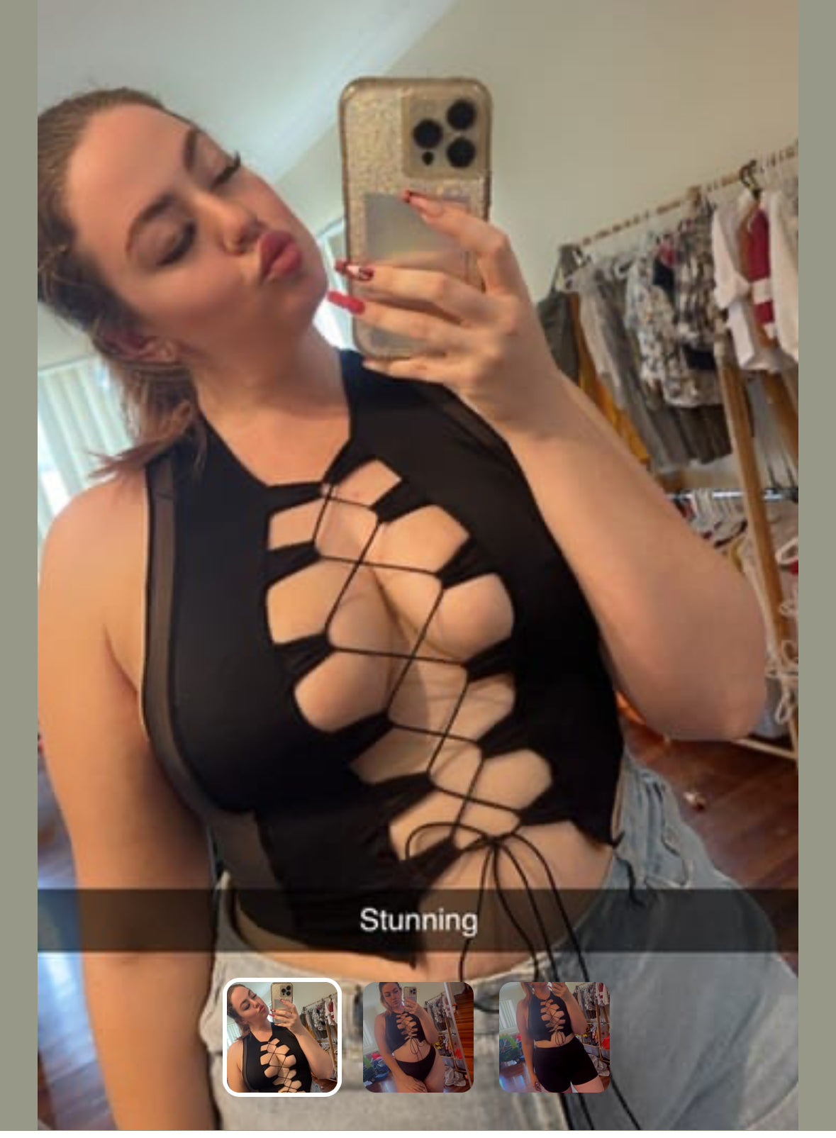 ✨PRE ORDER✨ Black Reverse Seam Top