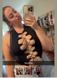 Thumbnail for ✨PRE ORDER✨ Black Reverse Seam Top