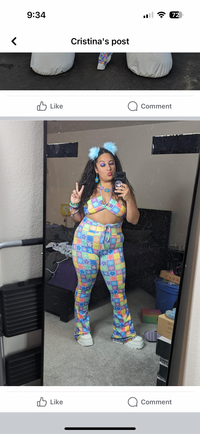 Thumbnail for Pink Paisley Drawstring Flares