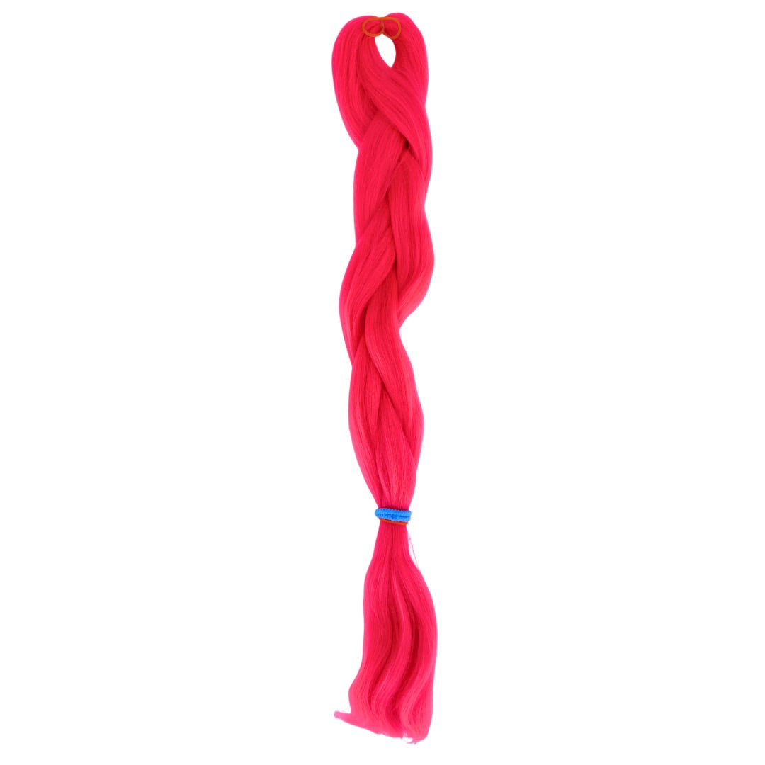 Fluro Pink Colour Braiding Hair