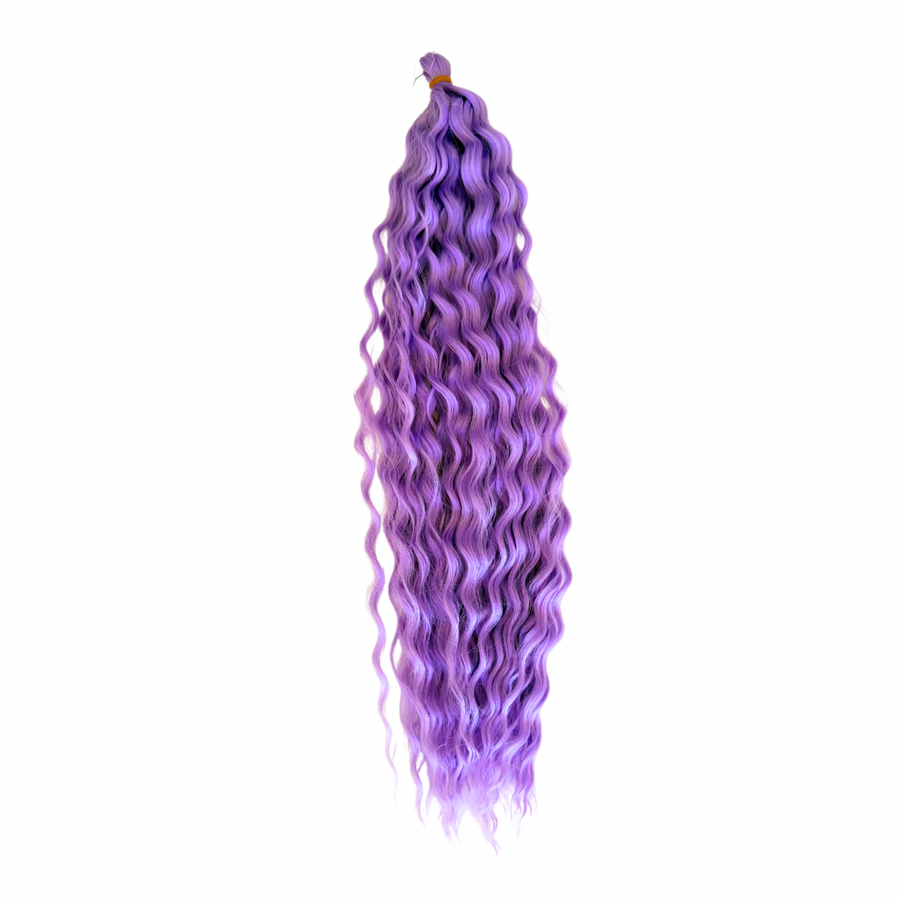 Purple Ariel Curl Hair