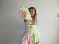 Thumbnail for Pink and Melon Pixie Dress and Sleeves Set