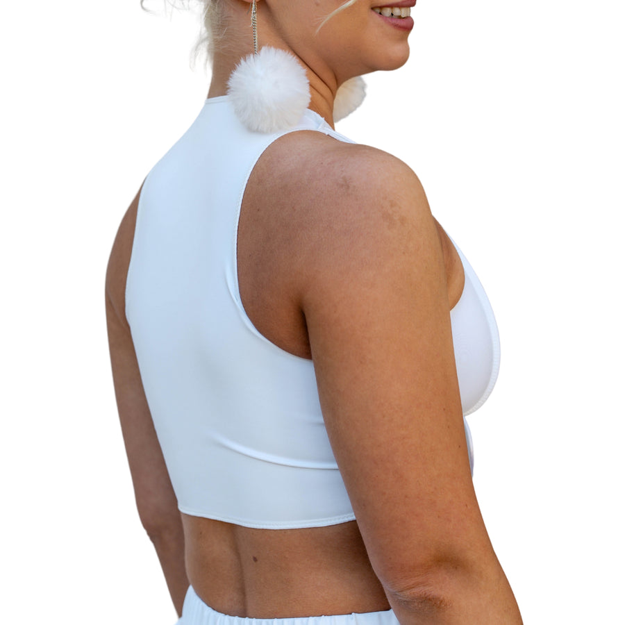 ✨COMING SOON ✨White Reverse Seam Top Xtra Support