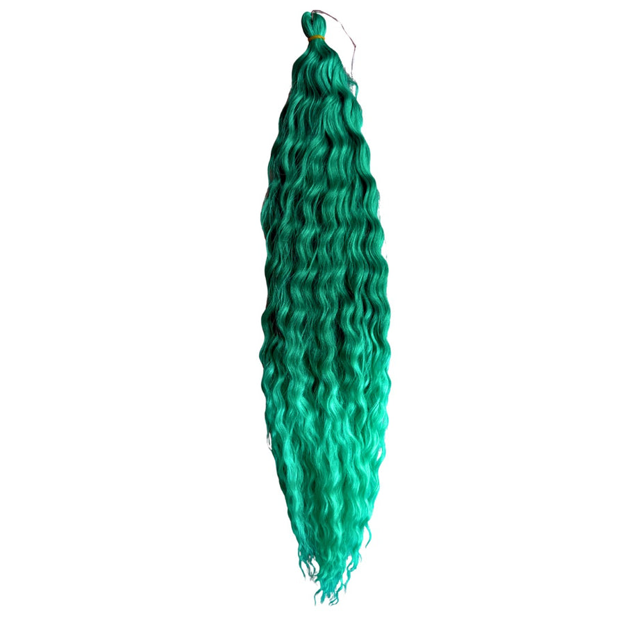 Teal Mermaid Ariel Curl Hair