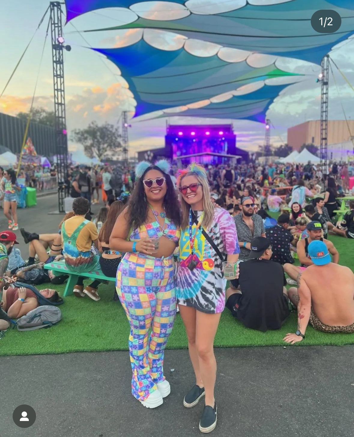 Pink Paisley Drawstring Flares