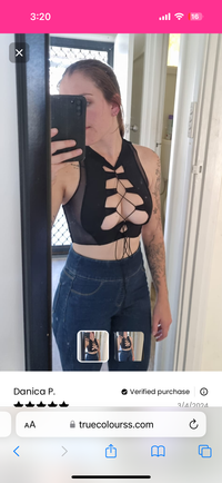 Thumbnail for ✨PRE ORDER✨ Black Reverse Seam Top