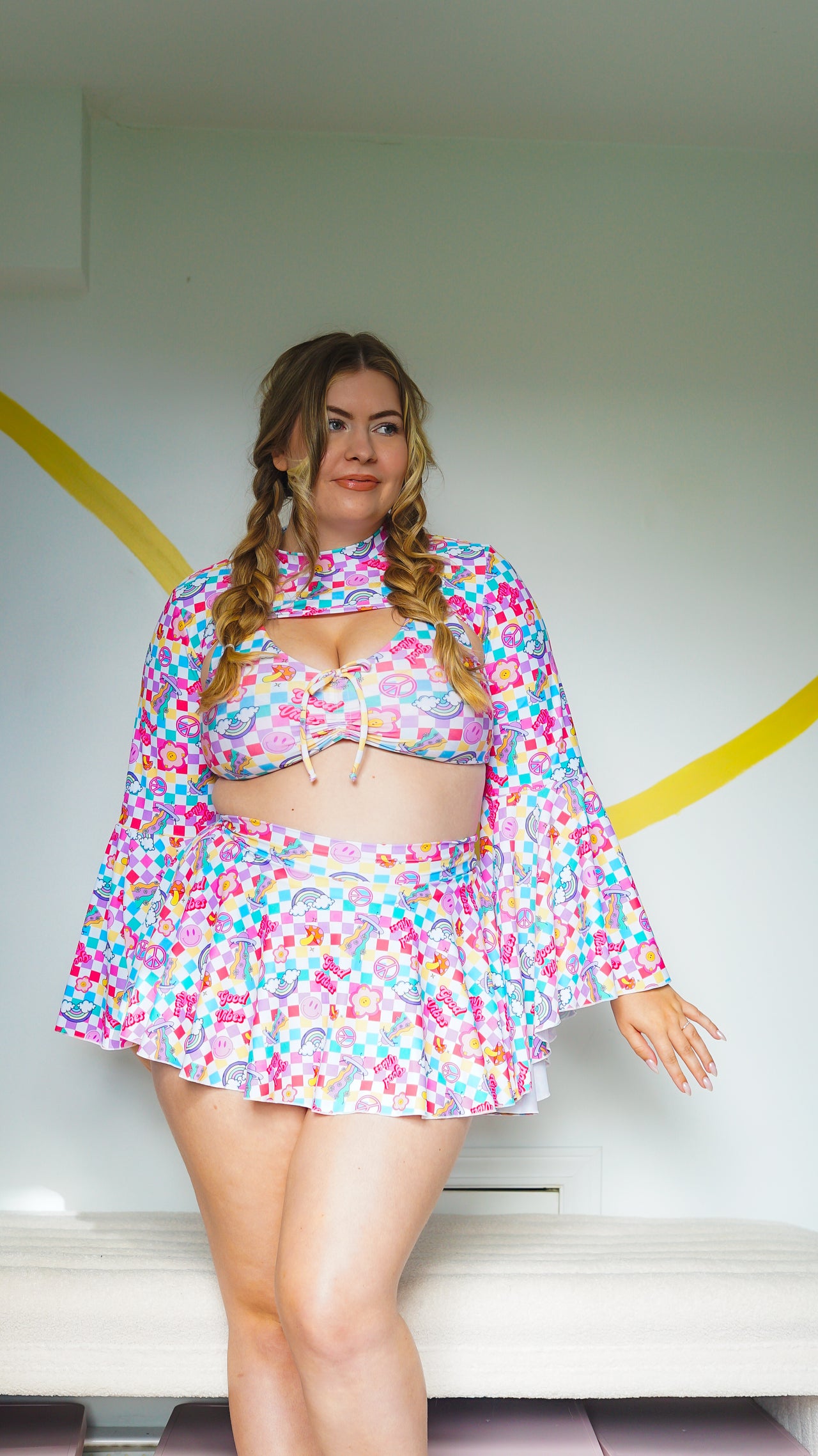 Tripsitter Cheeky Rave Skirt with Built in Bottoms