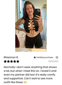 Thumbnail for ✨PRE ORDER✨ Black Reverse Seam Top