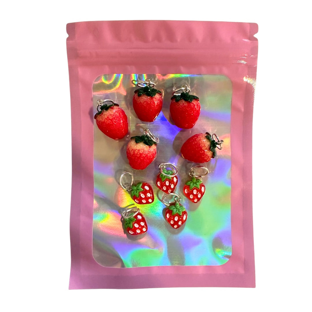 Hair Charms mixed - Strawberries