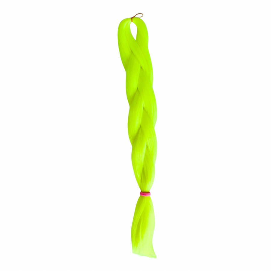 Highlighter Neon Yellow Braiding Hair