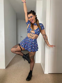 Thumbnail for ✨COMING SOON✨ All Smiles Cheeky Rave Skirt