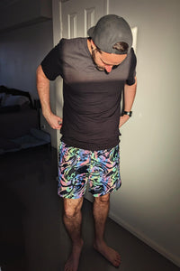 Thumbnail for Rainbow Wave Mens Shorts