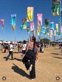 Thumbnail for ✨PRE ORDER ✨Black Ruffle Flares