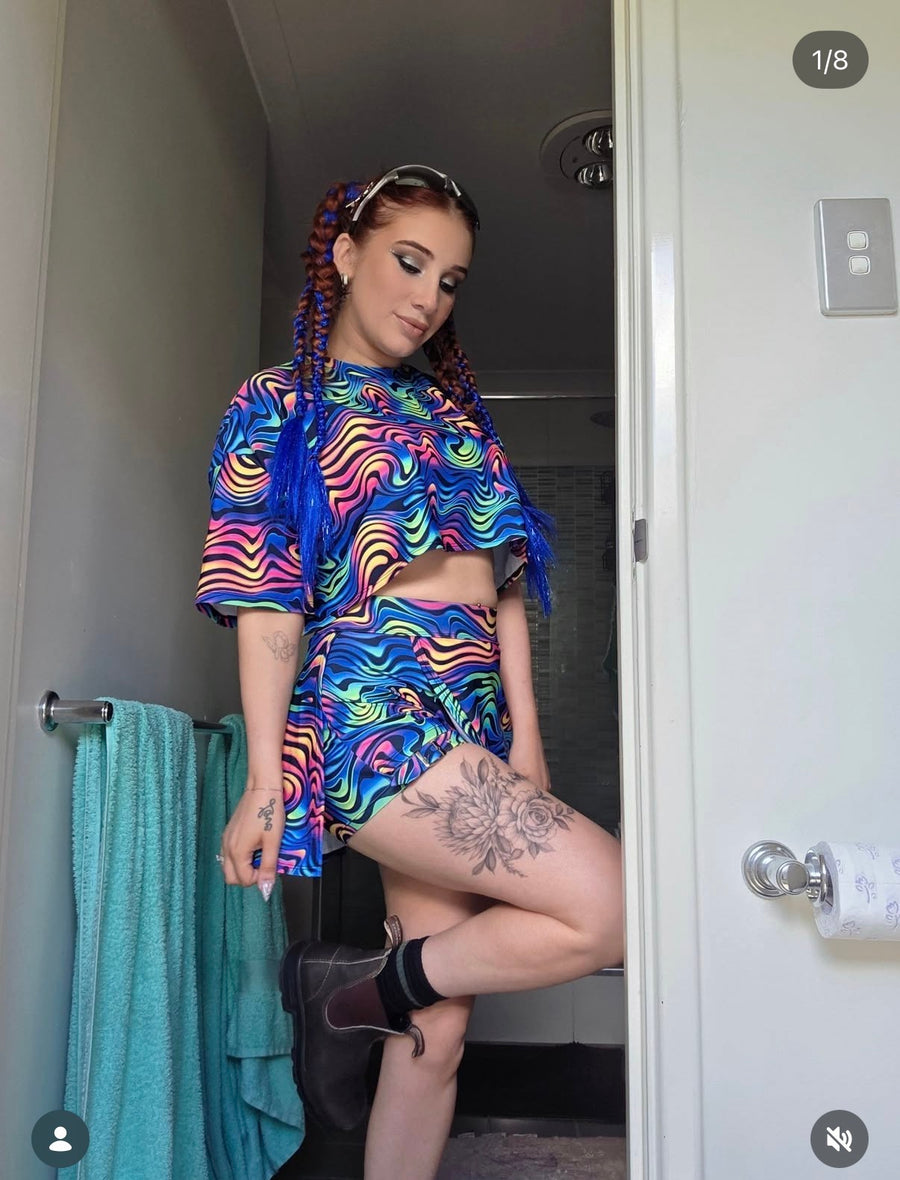 ✨COMING SOON✨ Trip Drip Buckle Skort