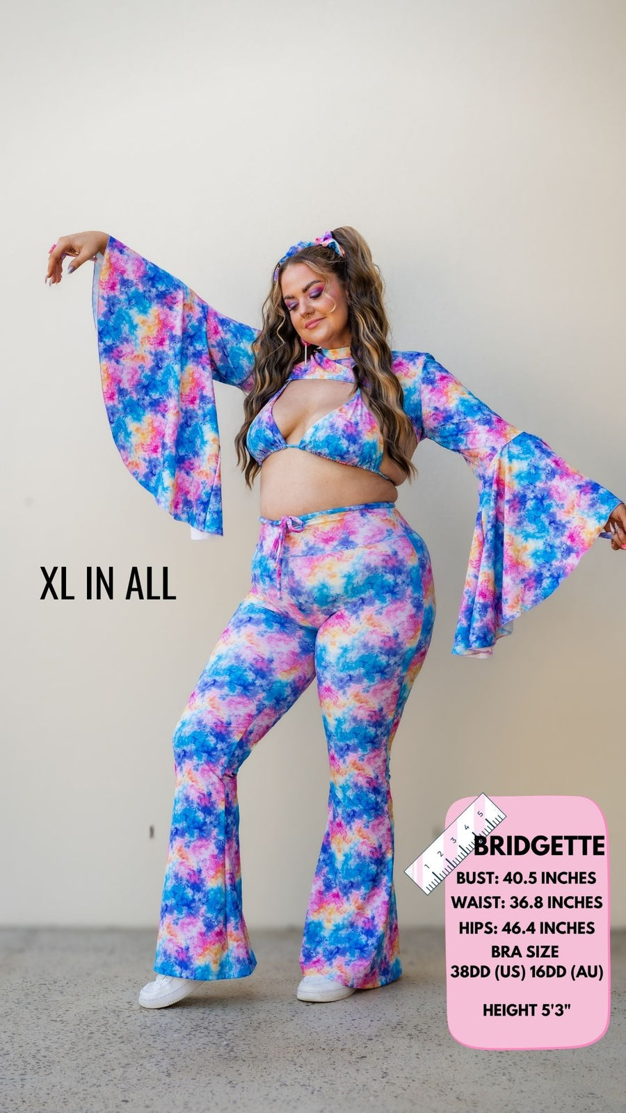 ✨COMING SOON✨ Tie Dye Drawstring Flares