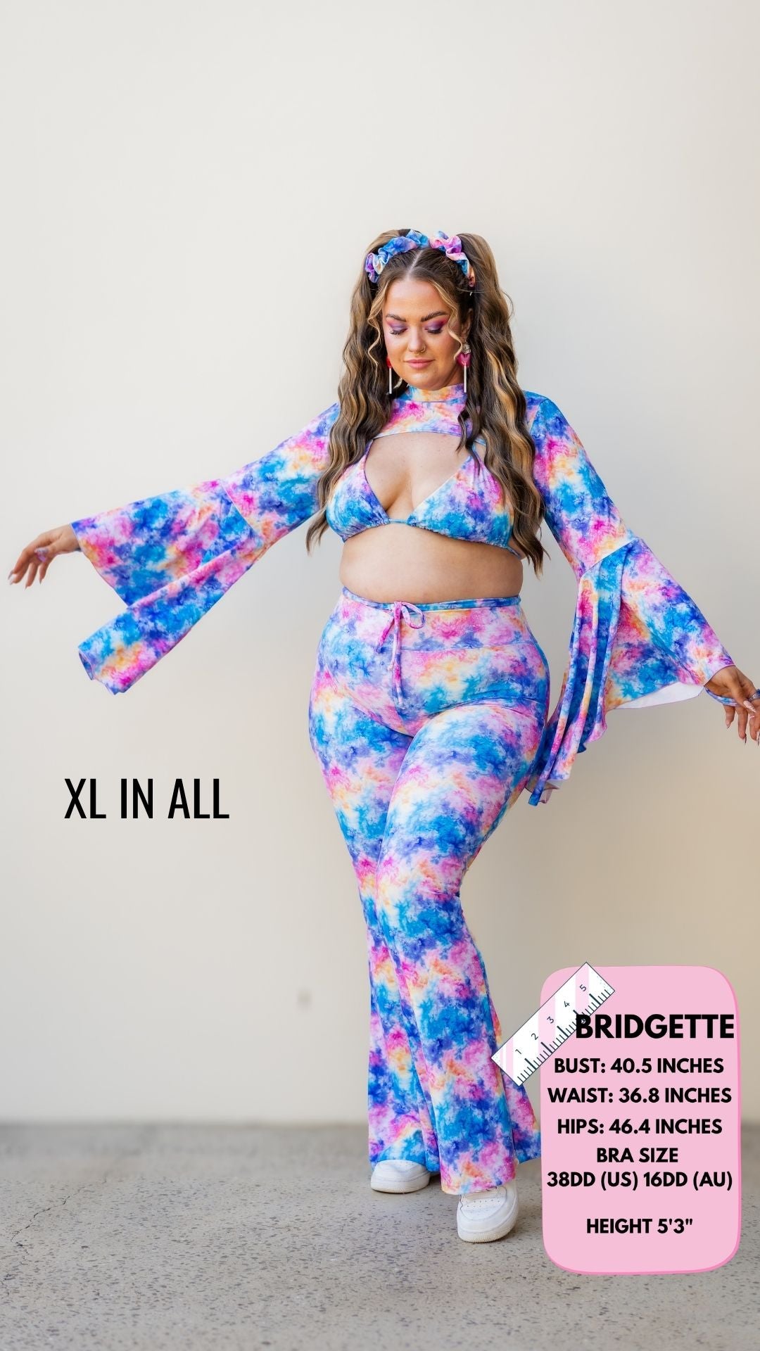 ✨COMING SOON✨ Tie Dye Drawstring Flares