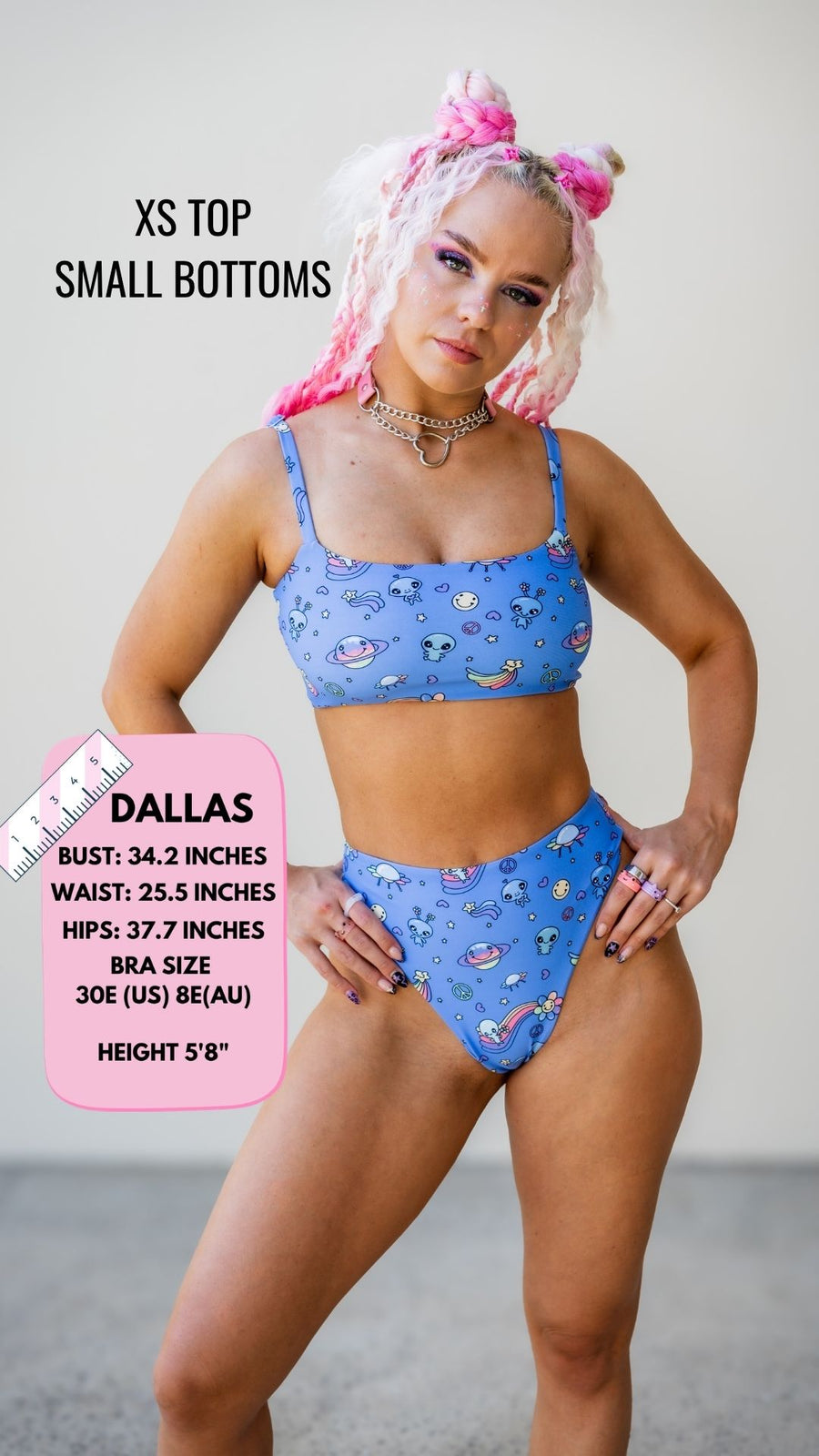 ✨COMING SOON✨ Purple Alien High Waisted Bikini