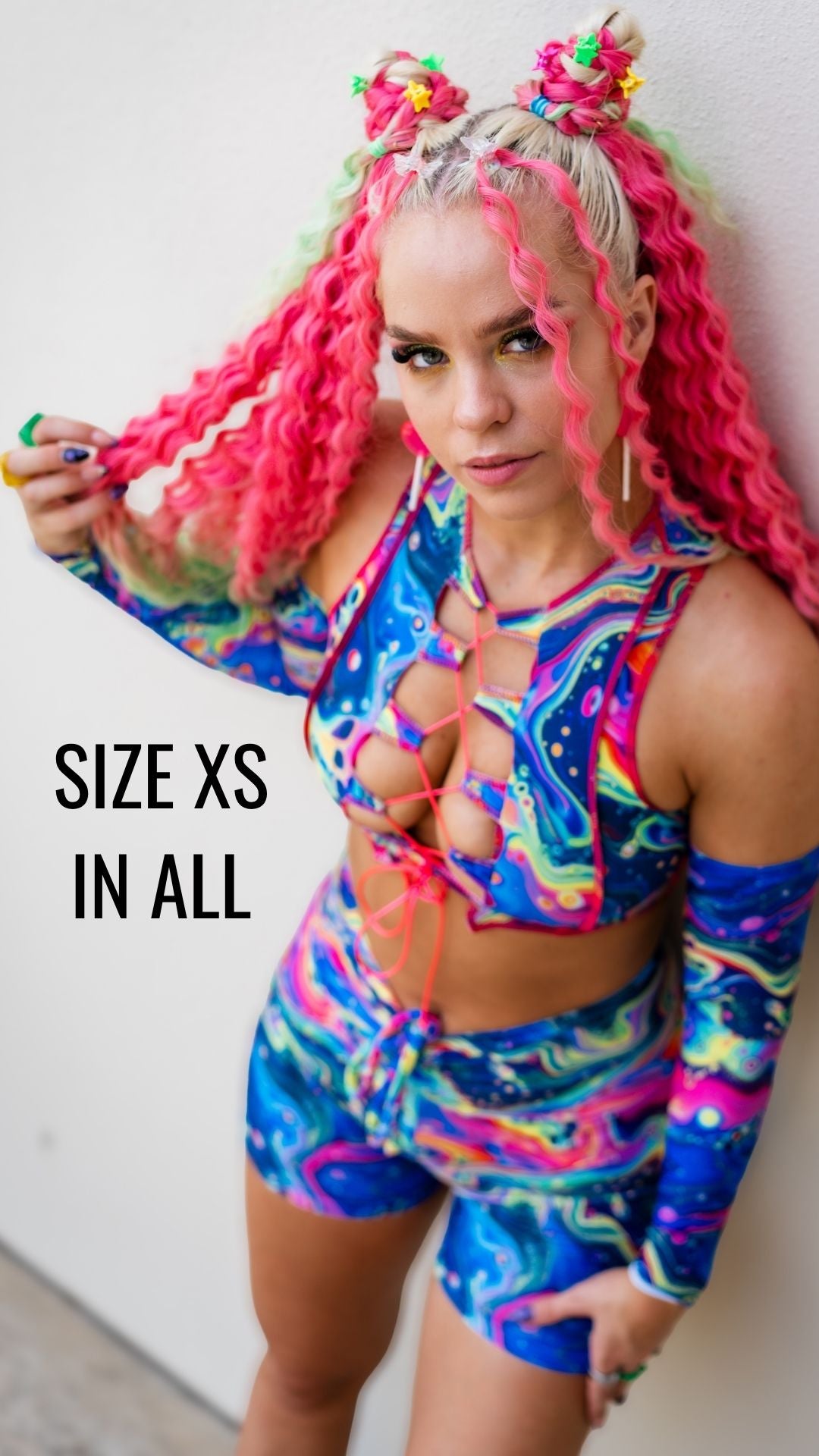 ✨COMING SOON✨ Oil Slick Drawstring Shorts