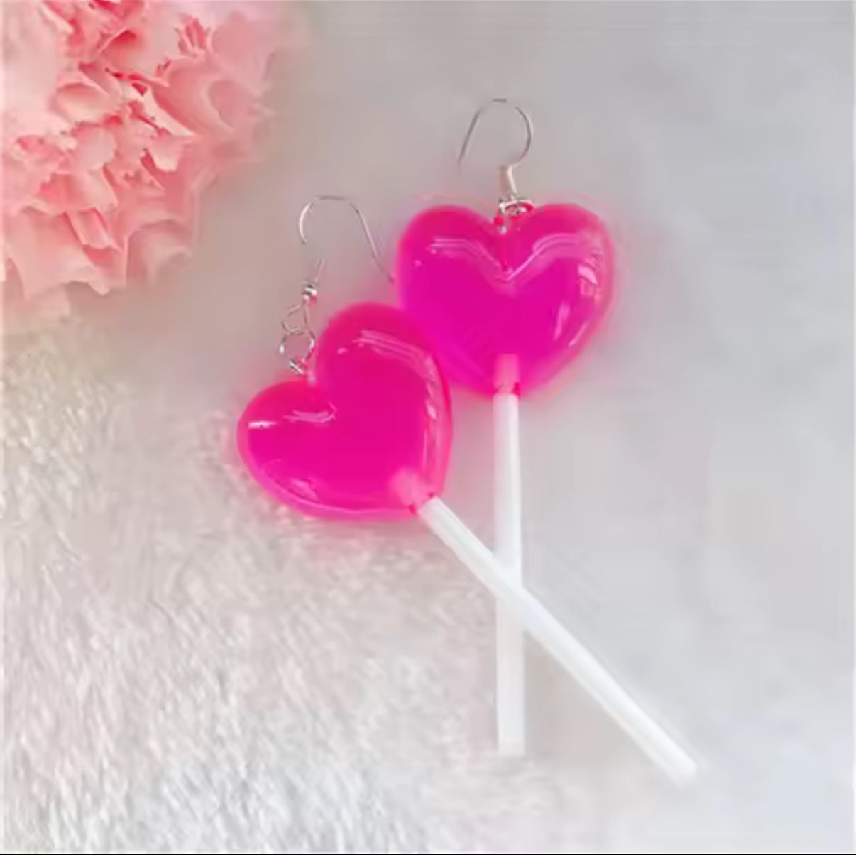 Pink Lollipop Earrings