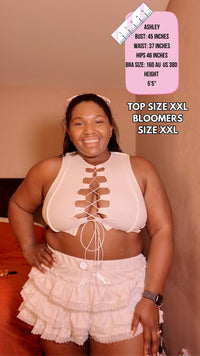 Thumbnail for Red Reverse Seam Top