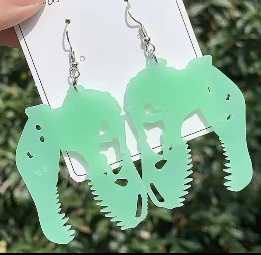 NEON DINO Earrings