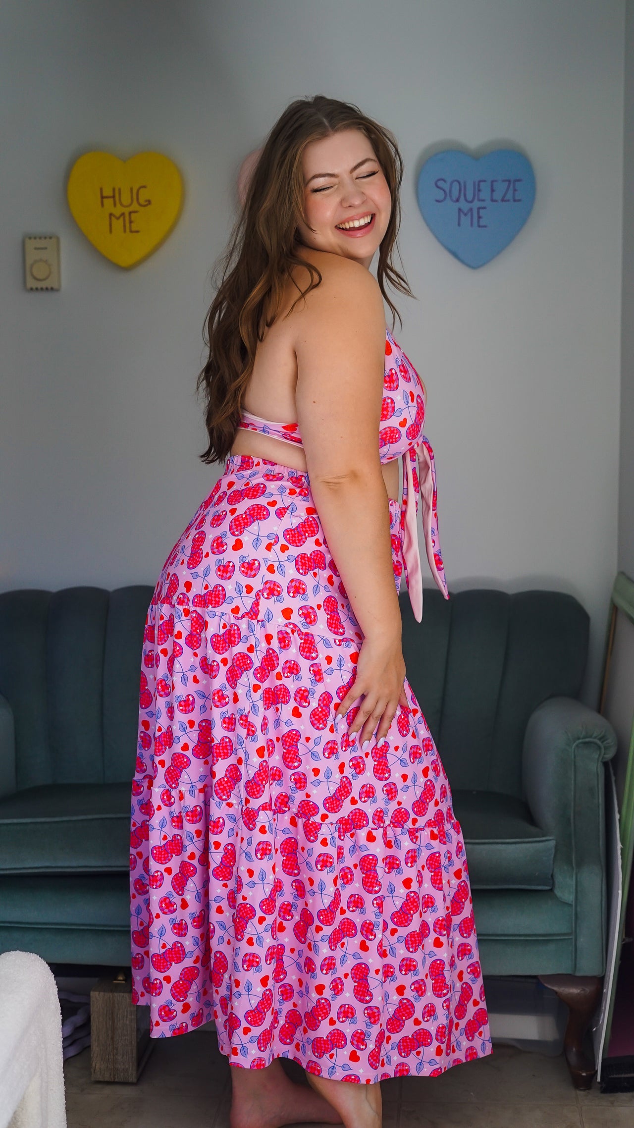 Cherry Bomb Maxi Skirt