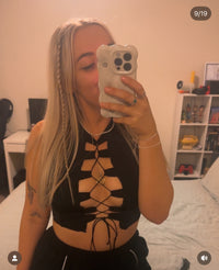 Thumbnail for ✨PRE ORDER✨ Black Reverse Seam Top