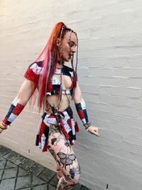 Thumbnail for Miss Daisy Wrap Skirt with Lace Detail