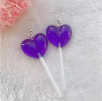 Thumbnail for Purple Lollipop Earrings