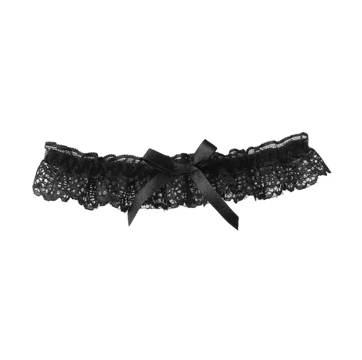 Black Lace Garter