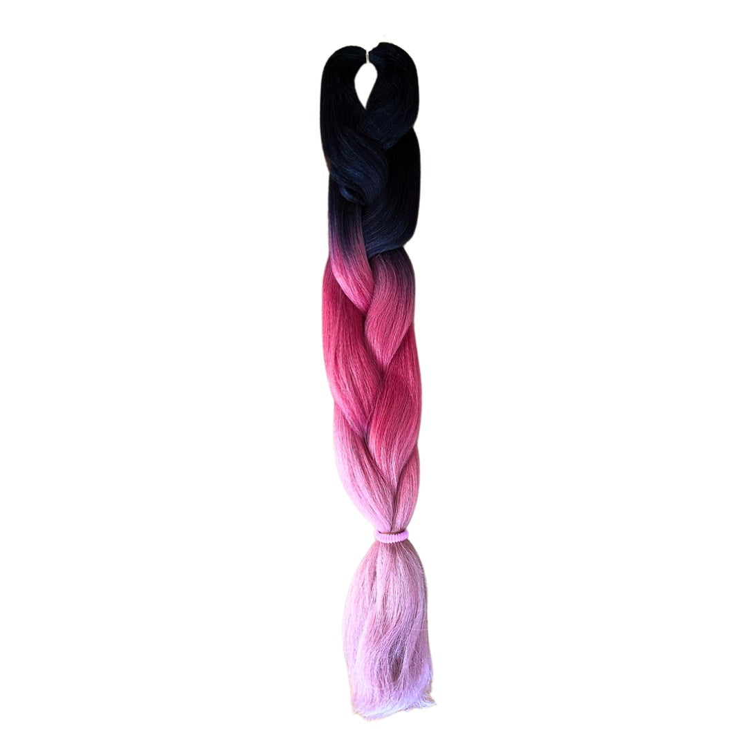 Synthetic Braiding Hair -Rasberry Ombre