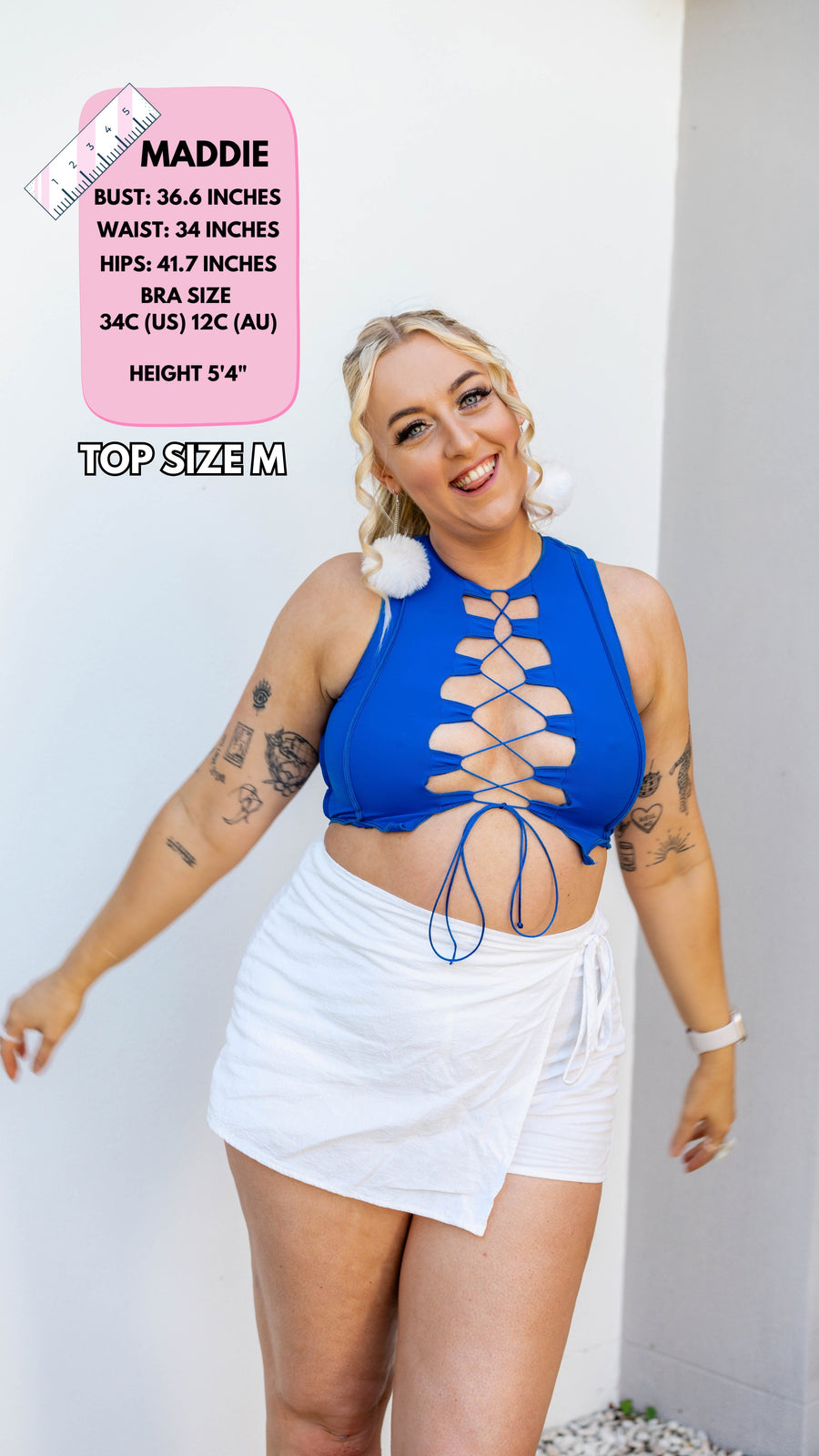✨COMING SOON✨ Blue Reverse Seam Top
