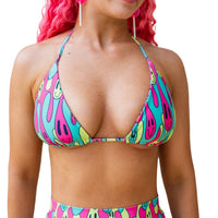 Thumbnail for ✨COMING SOON✨ Trip Drip Triangle Bikini Top