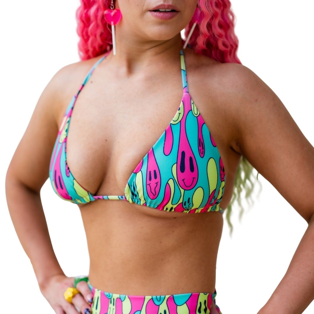 ✨COMING SOON✨ Trip Drip Triangle Bikini Top