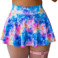 Thumbnail for ✨COMING SOON✨ Tie Dye Cheeky Rave Skirt
