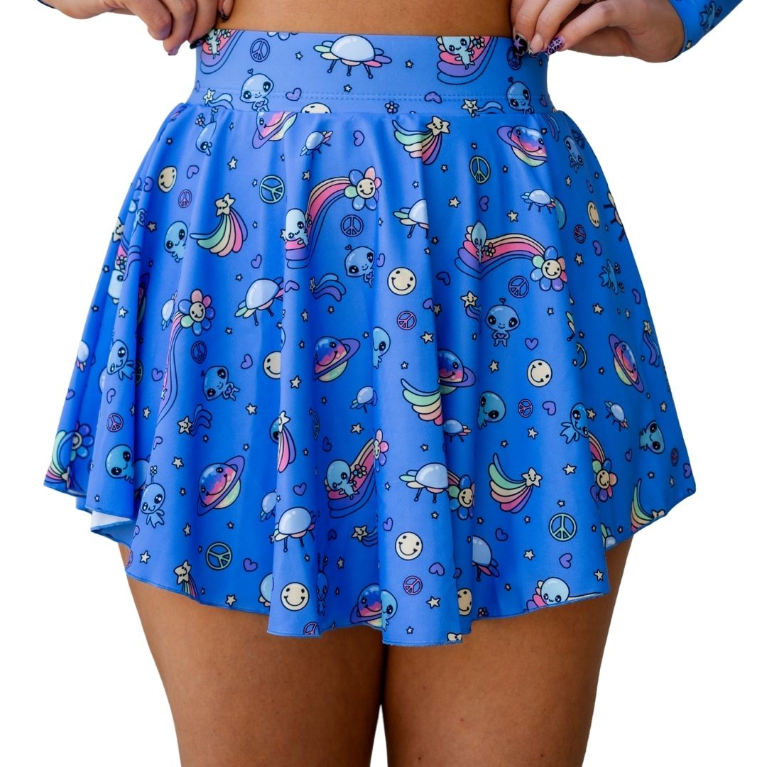 ✨COMING SOON✨ Purple Alien Flow Skirt