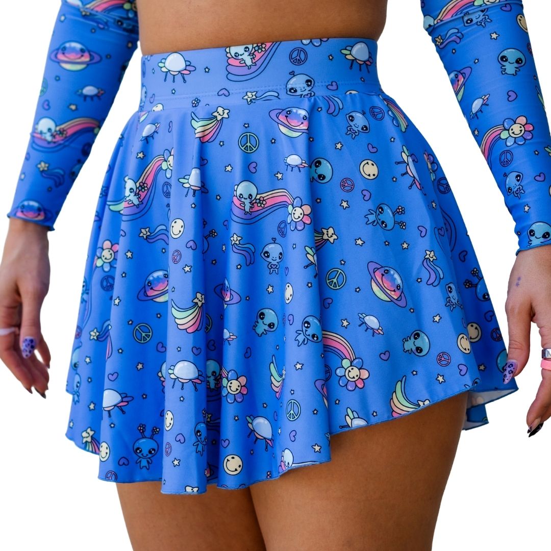 ✨COMING SOON✨ Purple Alien Flow Skirt