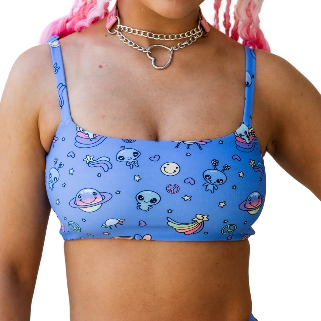 ✨COMING SOON✨ Purple Alien Basic Cami Top