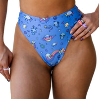 Thumbnail for ✨COMING SOON✨ Purple Alien High Waisted Bikini