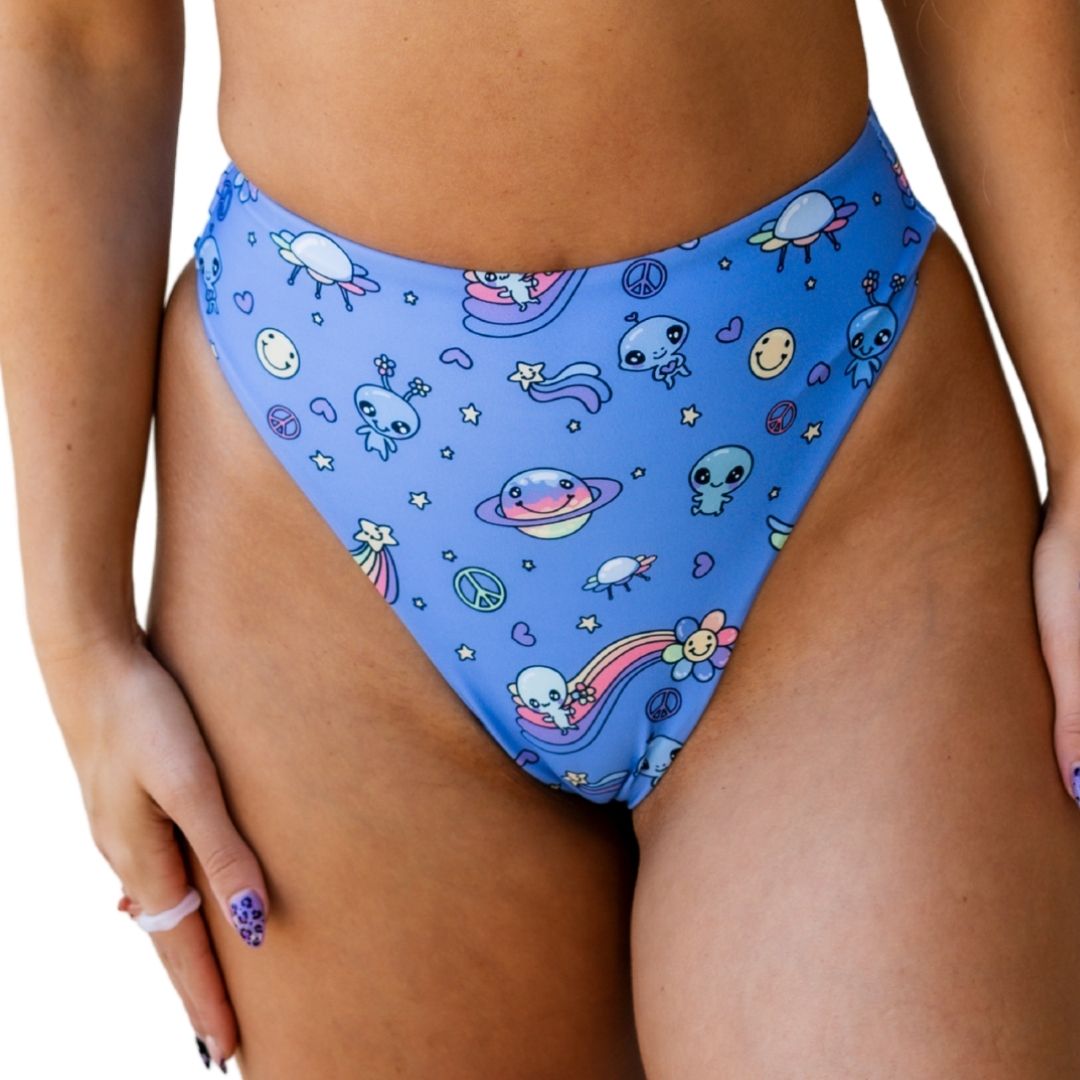 ✨COMING SOON✨ Purple Alien High Waisted Bikini