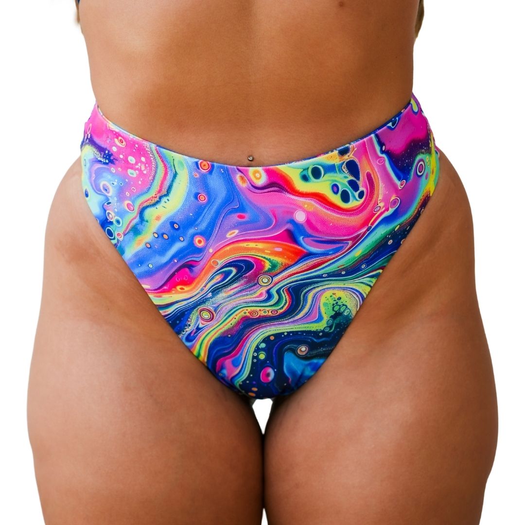 ✨COMING SOON✨ Oil Slick High Waisted Bikini