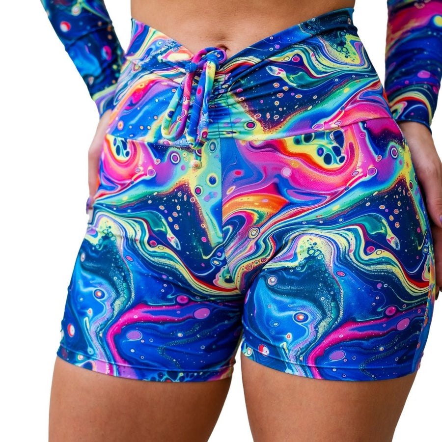 ✨COMING SOON✨ Oil Slick Drawstring Shorts