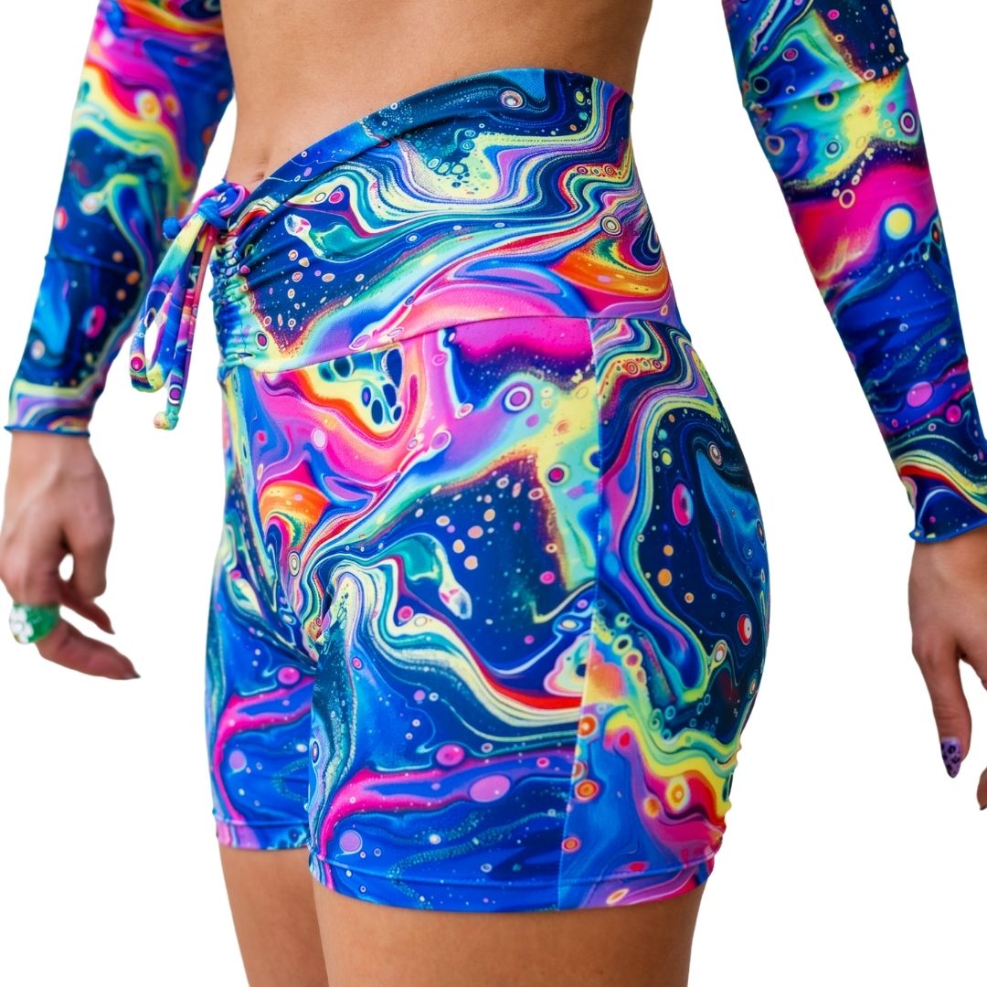 ✨COMING SOON✨ Oil Slick Drawstring Shorts