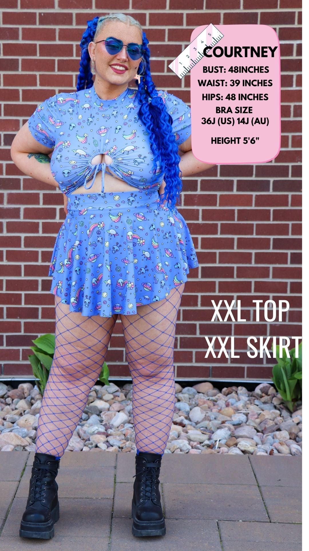 ✨COMING SOON✨ Purple Alien Flow Skirt