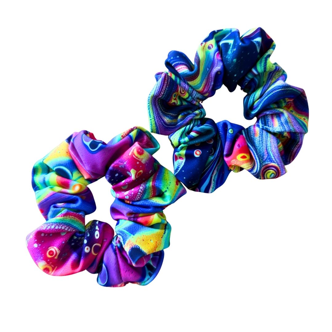 Oil Slick Scrunchie